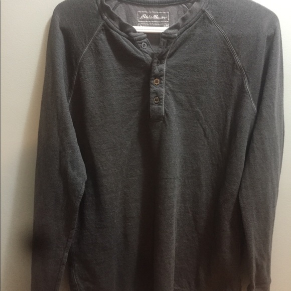 Eddie Bauer Thermal Henley Shirt - Picture 1 of 5